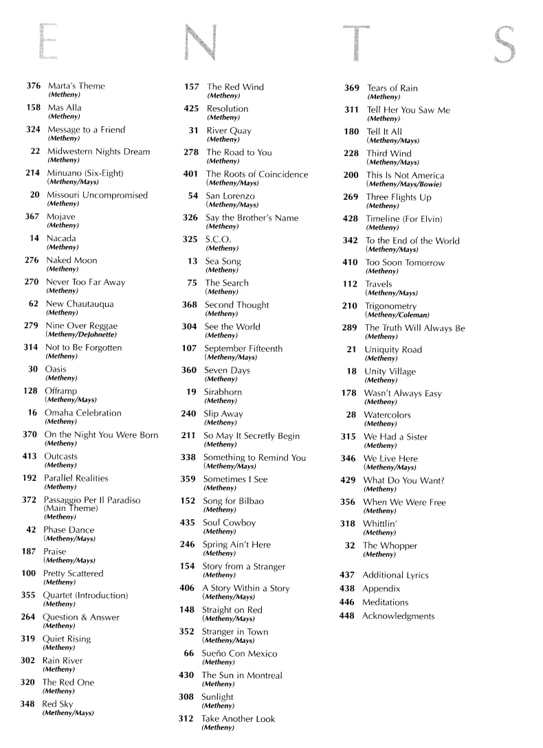 Pat Metheny Ebook - Songbook 167 Compositions - Image 3